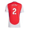 Maillot de Supporter Arsenal Saliba 2 Domicile 2024-25 Pour Enfant